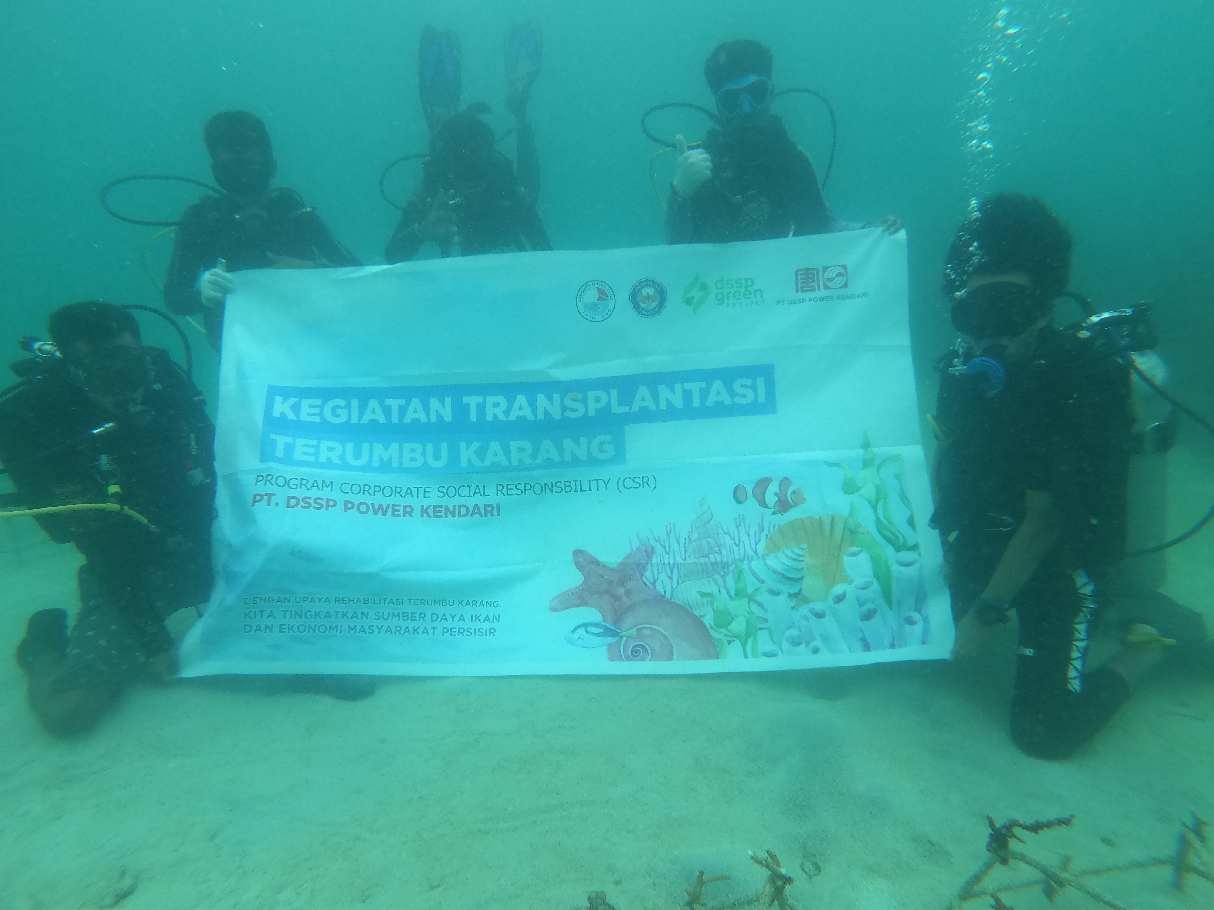 在印尼苏拉威西省，，，，，，，，304永利集团唯一电厂提倡周围海域“珊瑚礁修复恒久生态保唬唬；；；；ね搿.jpg